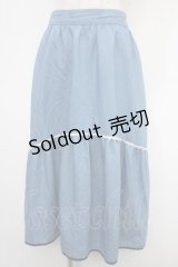 axes femme / ドロスト切替デニムスカート  デニム Y-25-05-05-142-AX-SK-SZ-ZY
