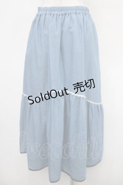 画像2: axes femme / ドロスト切替デニムスカート  デニム Y-25-05-05-142-AX-SK-SZ-ZY