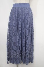 画像1: 【SALE】axes femme / レースサーキュラースカート F ブルー Y-25-05-05-143-AX-SK-SZ-ZT502 (1)