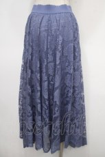 画像2: 【SALE】axes femme / レースサーキュラースカート F ブルー Y-25-05-05-143-AX-SK-SZ-ZT502 (2)