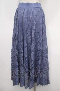 画像2: axes femme / レースサーキュラースカート F ブルー Y-25-05-05-143-AX-SK-SZ-ZY