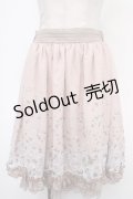 axes femme / 花柄スカート M 淡ピンク Y-25-05-05-144-AX-SK-SZ-ZY