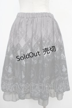 画像2: axes femme POETIQUE / Disney ドリームパネル柄スカート M クロ Y-25-05-05-154-AX-SK-SZ-ZY