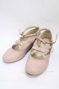 m petit by misako / リボンパンプス ｍ ピンク Y-25-05-05-015-LO-SH-SZ-ZY
