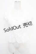 MILK / スノーホワイトブラウス  ホワイト Y-25-05-05-018-ML-BL-SZ-ZI