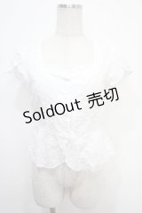 MILK / スノーホワイトブラウス  ホワイト Y-25-05-05-018-ML-BL-SZ-ZI