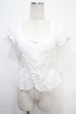 画像1: MILK / スノーホワイトブラウス  ホワイト Y-25-05-05-018-ML-BL-SZ-ZY