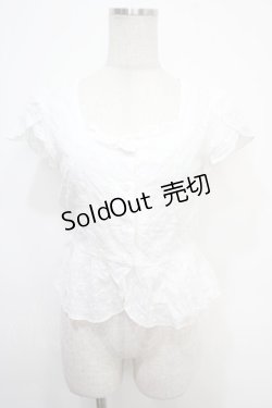 画像1: MILK / スノーホワイトブラウス  ホワイト Y-25-05-05-018-ML-BL-SZ-ZI