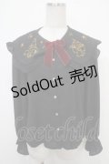 axes femme kawaii / 【Disney】ファンタジア/ブラウス M 黒 Y-25-05-05-023-AX-BL-SZ-ZY