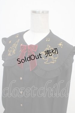画像3: axes femme kawaii / 【Disney】ファンタジア/ブラウス M 黒 Y-25-05-05-023-AX-BL-SZ-ZY