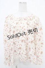 PINK HOUSE / 苺ブーケ柄ブラウス   Y-25-05-05-025-LO-BL-SZ-ZY