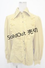 Ozz oneste / チャイナブラウス  イエロー Y-25-05-05-031-OO-BL-SZ-ZY