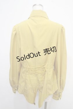 画像2: Ozz oneste / チャイナブラウス  イエロー Y-25-05-05-031-OO-BL-SZ-ZY