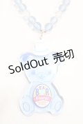 Angelic Pretty /Sunny Smile Bearネックレス  ブルー Y-25-05-08-004-AP-AC-SZ-ZY