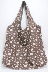 Maison de FLEUR / ラフォーレ原宿限定meijiエコバッグ F ブラウン Y-25-05-08-054-LO-BG-SZ-ZY