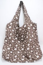 画像1: 【SALE】Maison de FLEUR / ラフォーレ原宿限定meijiエコバッグ F ブラウン Y-25-05-08-054-LO-BG-SZ-ZT500 (1)