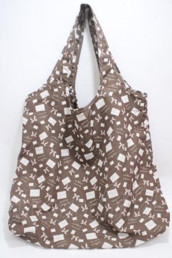 画像1: Maison de FLEUR / ラフォーレ原宿限定meijiエコバッグ F ブラウン Y-25-05-08-054-LO-BG-SZ-ZY