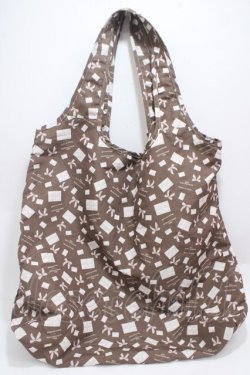 画像2: Maison de FLEUR / ラフォーレ原宿限定meijiエコバッグ F ブラウン Y-25-05-08-054-LO-BG-SZ-ZY