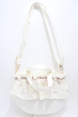 画像2: Maison de FLEUR / ローズリボン刺繍2Wayトートバッグ F アイボリー Y-25-05-08-055-LO-BG-SZ-ZY