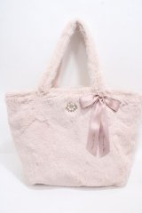 Maison de FLEUR / ファーパールビジュートートバッグ F ピンク Y-25-05-08-056-LO-BG-SZ-ZY