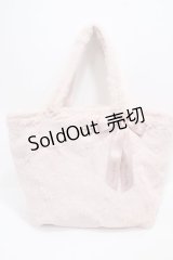 Maison de FLEUR / ファーパールビジュートートバッグ F ピンク Y-25-05-08-056-LO-BG-SZ-ZT308