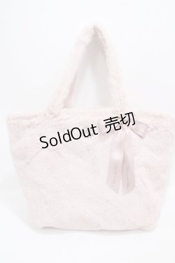 画像1: Maison de FLEUR / ファーパールビジュートートバッグ F ピンク Y-25-05-08-056-LO-BG-SZ-ZT308