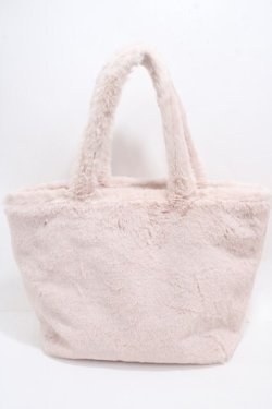画像2: Maison de FLEUR / ファーパールビジュートートバッグ F ピンク Y-25-05-08-056-LO-BG-SZ-ZY