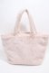 画像2: Maison de FLEUR / ファーパールビジュートートバッグ F ピンク Y-25-05-08-056-LO-BG-SZ-ZY (2)