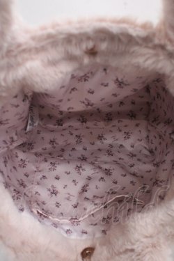 画像3: Maison de FLEUR / ファーパールビジュートートバッグ F ピンク Y-25-05-08-056-LO-BG-SZ-ZY
