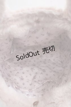 画像3: Maison de FLEUR / ファーパールビジュートートバッグ F ピンク Y-25-05-08-056-LO-BG-SZ-ZT308