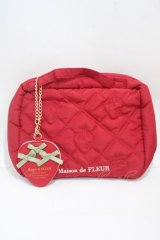 Maison de FLEUR / いちごケース&チャームBOOK F レッド Y-25-05-08-057-LO-ZA-SZ-ZY