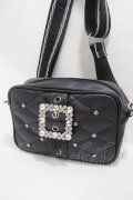 Ank Rouge / ビジューキルティングショルダーBag  黒 Y-25-05-08-059-CA-BG-SZ-ZY