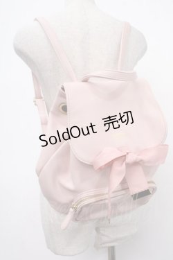 画像1: LIZ LISA / リボン付きリュック  ピンク Y-25-05-08-061-LO-BG-SZ-ZT-K023