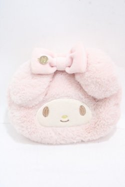 画像1: Maison de FLEUR / マイメロディ・クロミポーチ  ピンク Y-25-05-08-062-LO-ZA-SZ-ZY