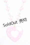 Angelic Pretty / Decoration Heartネックレス  ピンク Y-25-05-08-005-AP-AC-SZ-ZY