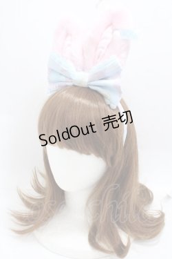 画像1: Angelic Pretty / Moco moco Bunnysカチューシャ  ピンク Y-25-05-08-069-AP-AC-SZ-ZY
