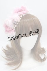 Angelic Pretty / エレガントローズカチューシャ  ピンク Y-25-05-08-070-AP-AC-SZ-ZY