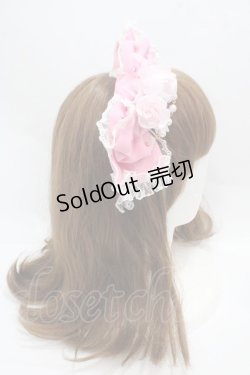 画像2: Angelic Pretty / エレガントローズカチューシャ  ピンク Y-25-05-08-070-AP-AC-SZ-ZY