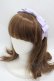 画像1: Angelic Pretty / ビジューリボンカチューシャ  ラベンダー Y-25-05-08-071-AP-AC-SZ-ZY (1)