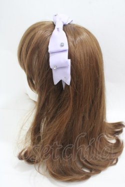 画像2: Angelic Pretty / ビジューリボンカチューシャ  ラベンダー Y-25-05-08-071-AP-AC-SZ-ZY