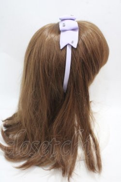 画像3: Angelic Pretty / ビジューリボンカチューシャ  ラベンダー Y-25-05-08-071-AP-AC-SZ-ZY