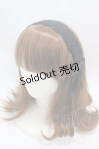 m petit by misako / AMレースカチューシャ  黒 Y-25-05-08-073-LO-AC-AS-ZY