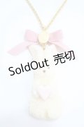 Q-pot. / ミルクなうさぎクッキーネックレス  ミルク Y-25-05-08-006-QP-AC-SZ-ZY