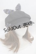 Princess Chronicles / 秘密探偵の帽子  黒 Y-25-05-08-077-PU-AC-SZ-ZY