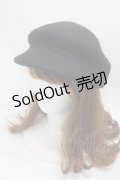 axes femme / フェルトキャスケット  黒 Y-25-05-08-080-AX-AC-SZ-ZY