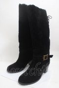 axes femme / ファー折り返し3Wayブーツ L 黒 Y-25-05-08-085-AX-SH-SZ-ZY