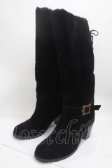 axes femme / ファー折り返し3Wayブーツ L 黒 Y-25-05-08-085-AX-SH-SZ-ZY