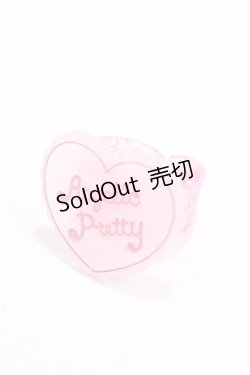 画像1: Angelic Pretty / ドットラブハートリング  ピンク Y-25-05-08-012-AP-AC-SZ-ZY