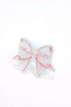 画像1: Angelic Pretty / ときめきリボンリング  ミント Y-25-05-08-014-AP-AC-SZ-ZY