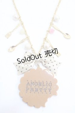 画像1: Angelic Pretty / Sweet Creamビスケットネックレス  ベージュ Y-25-05-08-002-AP-AC-SZ-ZY